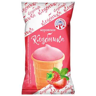 Мороженое клубничное купить