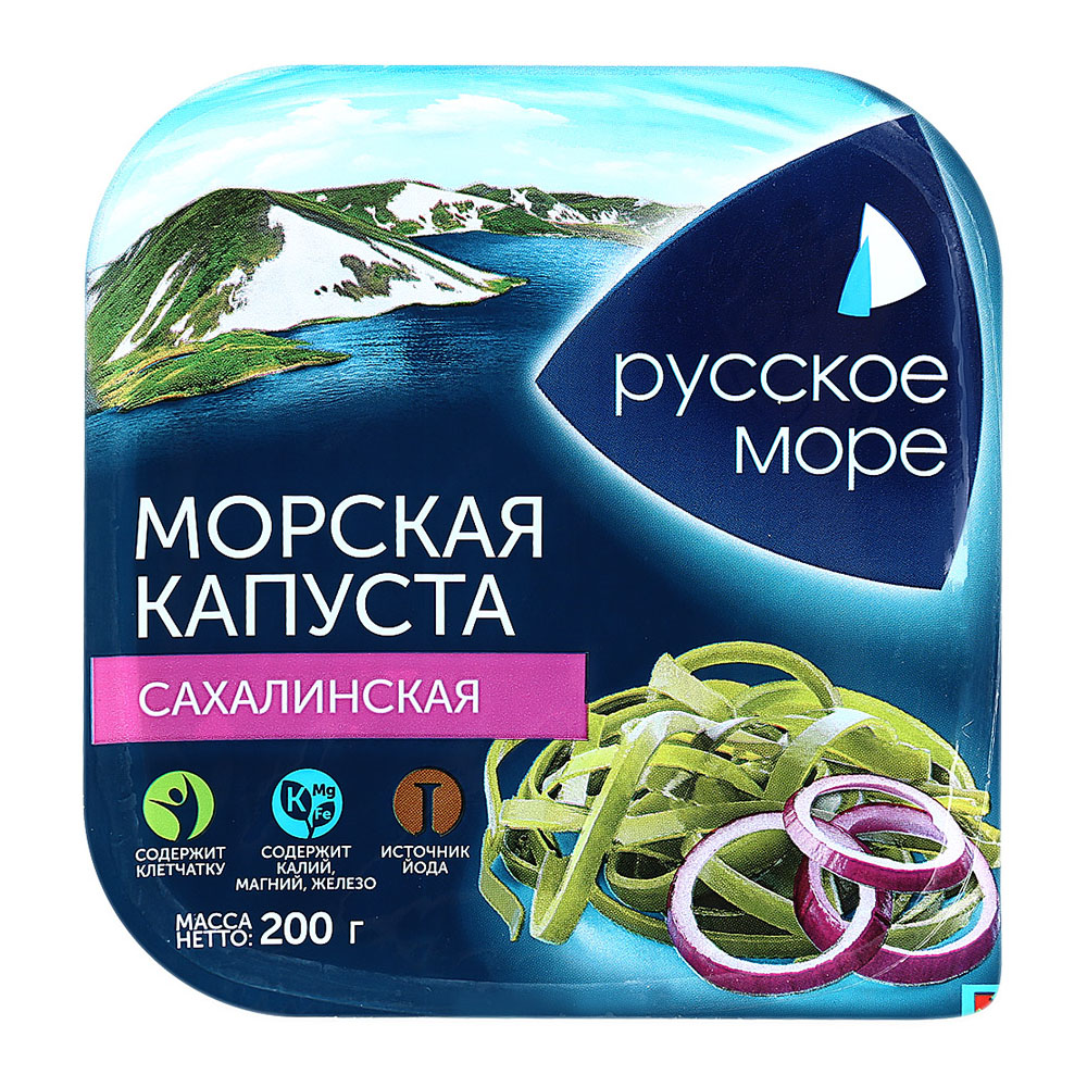 Капуста морская маринованная Сахалинская Русское море, 200 г