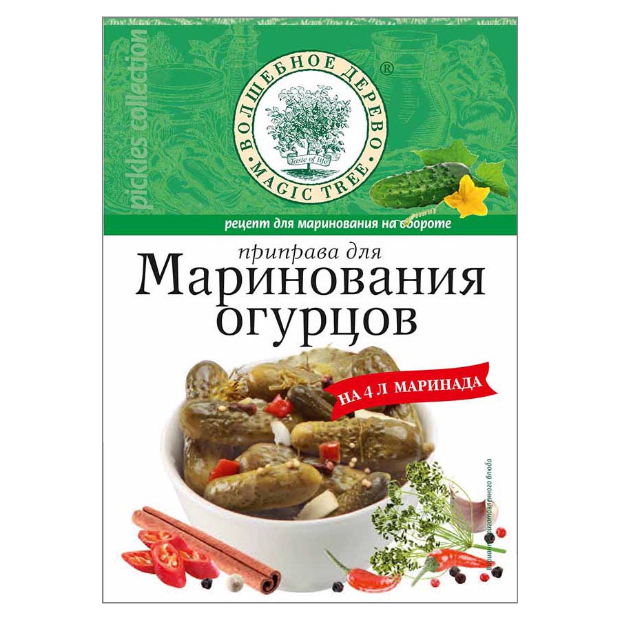 Приправа для маринования огурцов «Волшебное дерево», 35 г